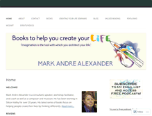 Tablet Screenshot of markandrealexander.com